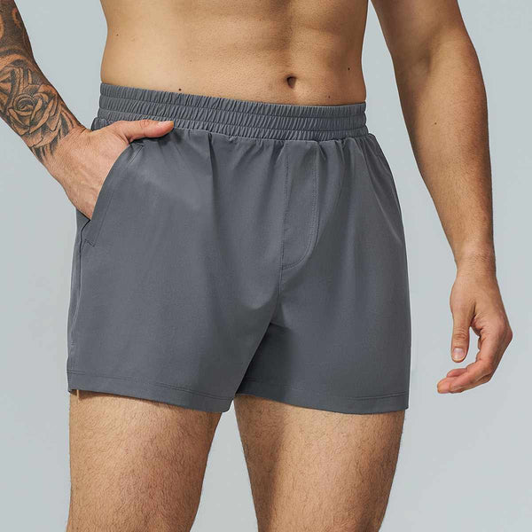 Mens Workout Running 90%polyester 10%spandex Shorts FDK5099 - Product View 1 | Honfit