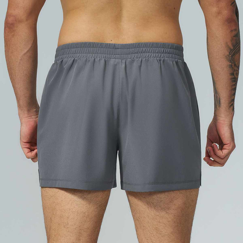 Mens Workout Running 90%polyester 10%spandex Shorts FDK5099 - Product View 2 | Honfit