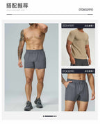 Mens Workout Running 90%polyester 10%spandex Shorts FDK5099 - Product View 20 | Honfit