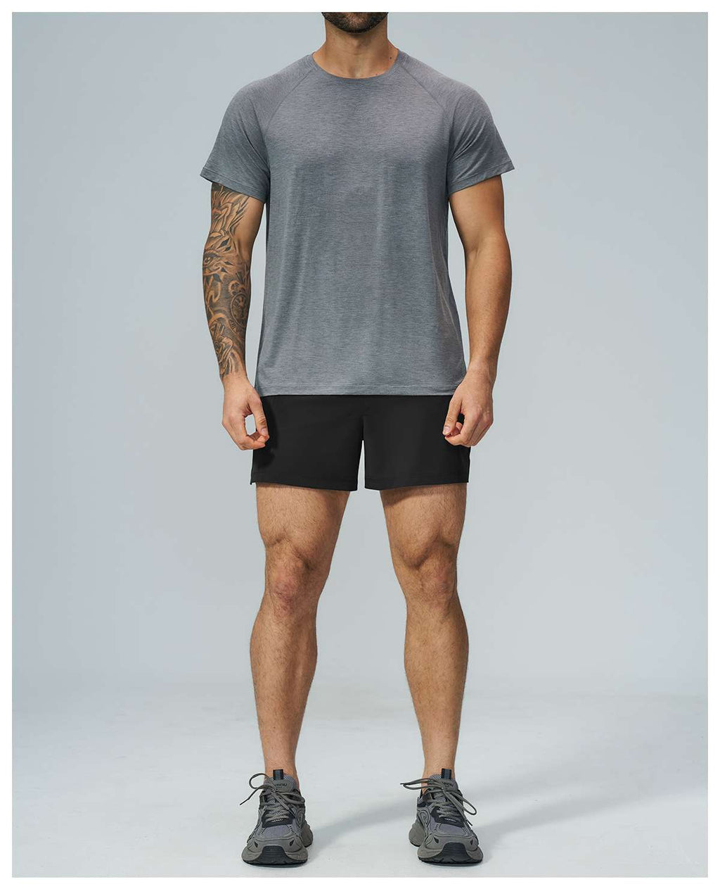 Mens Workout Running 90%polyester 10%spandex Shorts FDK5099 - Product View 21 | Honfit