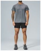 Mens Workout Running 90%polyester 10%spandex Shorts FDK5099 - Product View 21 | Honfit
