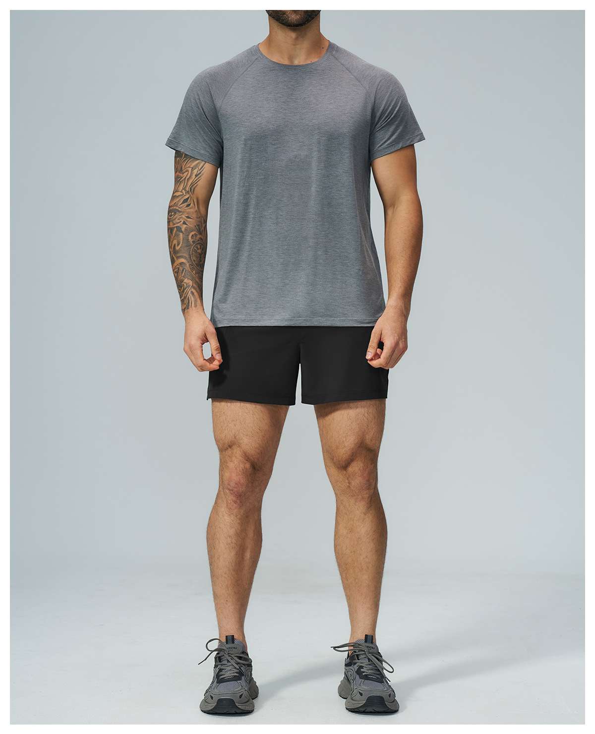 Mens Workout Running 90%polyester 10%spandex Shorts FDK5099 - Product View 21 | Honfit