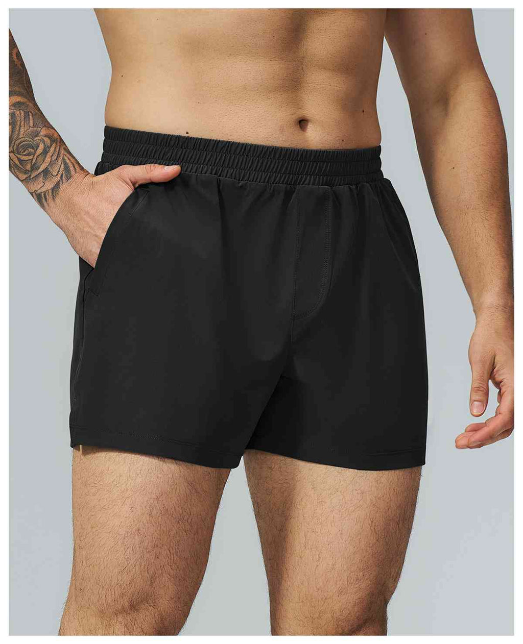 Mens Workout Running 90%polyester 10%spandex Shorts FDK5099 - Product View 22 | Honfit