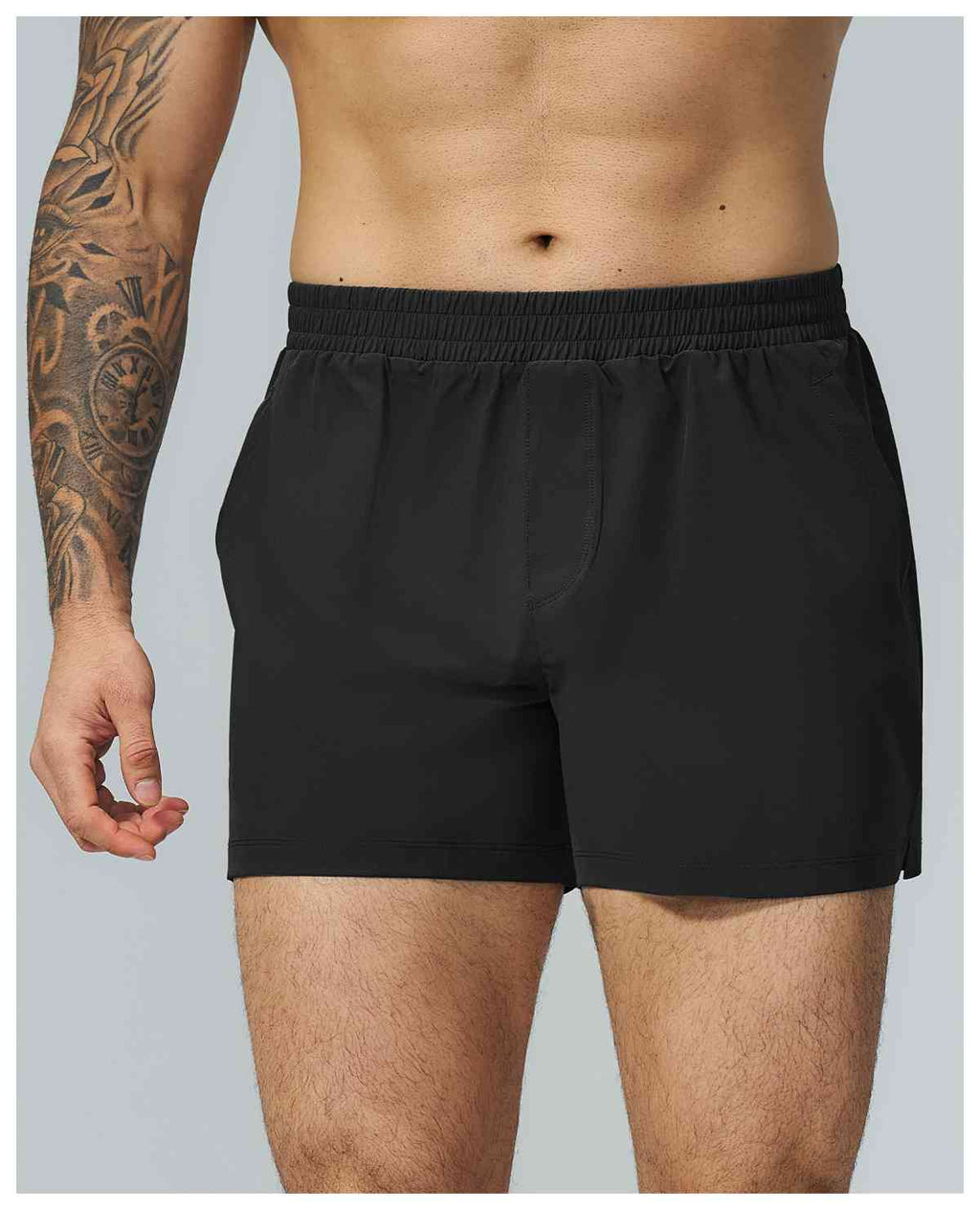 Mens Workout Running 90%polyester 10%spandex Shorts FDK5099 - Product View 23 | Honfit