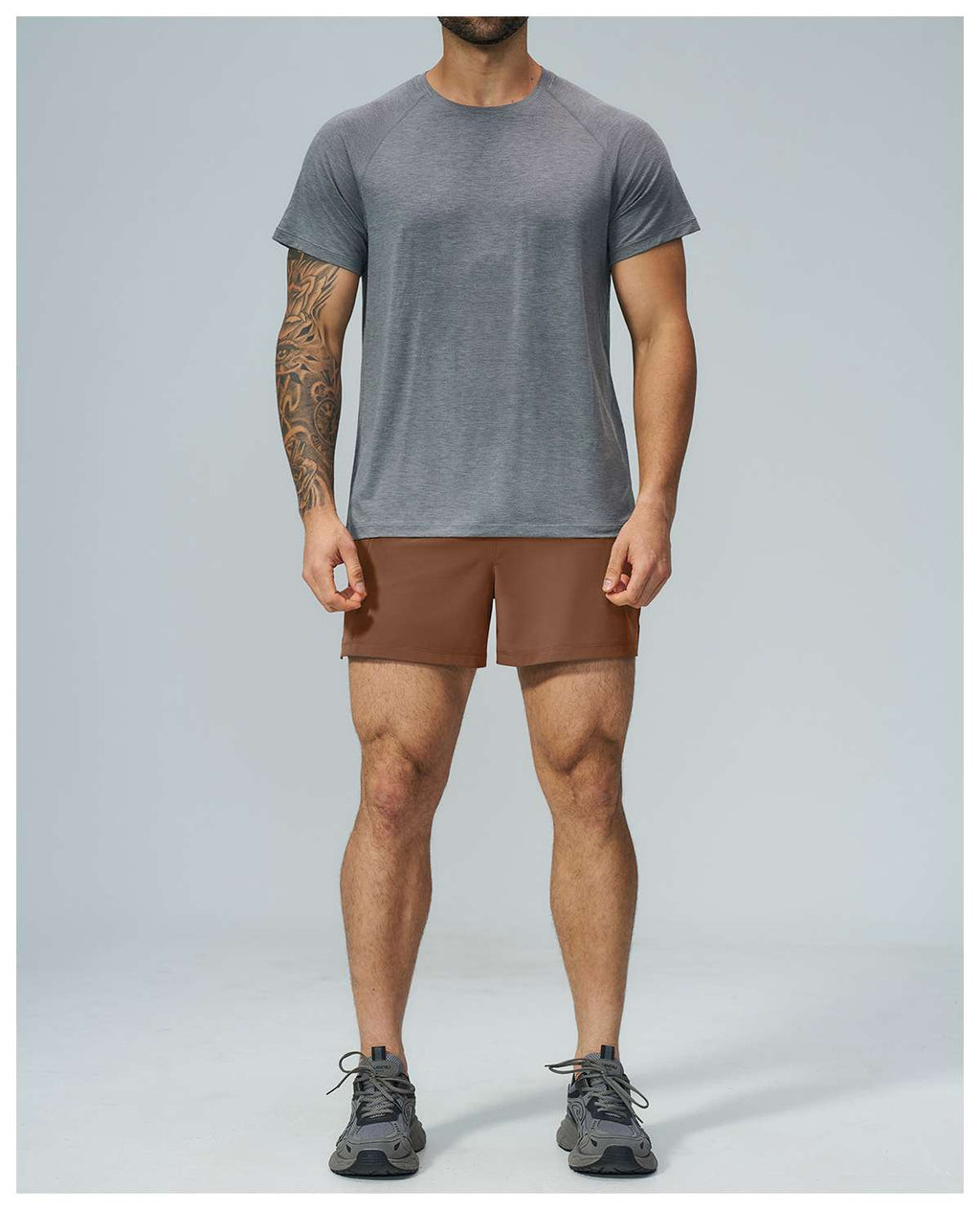 Mens Workout Running 90%polyester 10%spandex Shorts FDK5099 - Product View 26 | Honfit