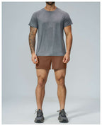 Mens Workout Running 90%polyester 10%spandex Shorts FDK5099 - Product View 26 | Honfit