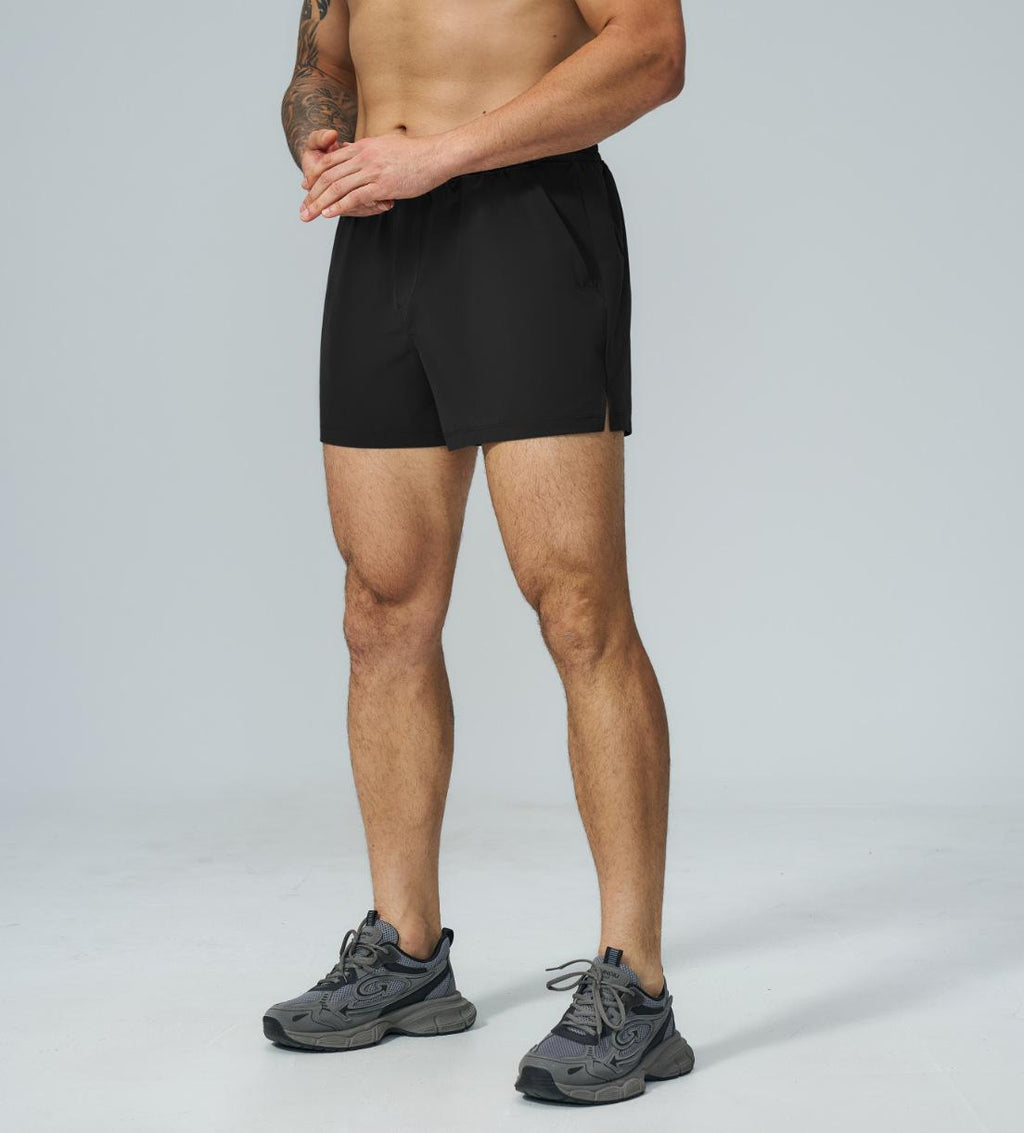 Mens Workout Running 90%polyester 10%spandex Shorts FDK5099 - Product View 3 | Honfit