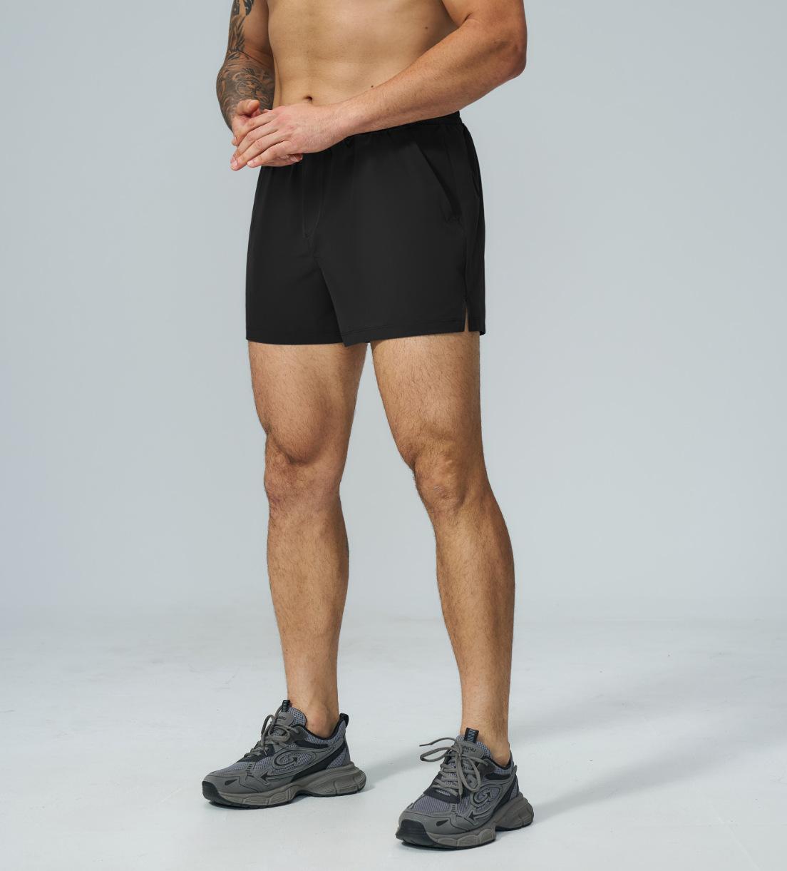 Mens Workout Running 90%polyester 10%spandex Shorts FDK5099 - Product View 3 | Honfit