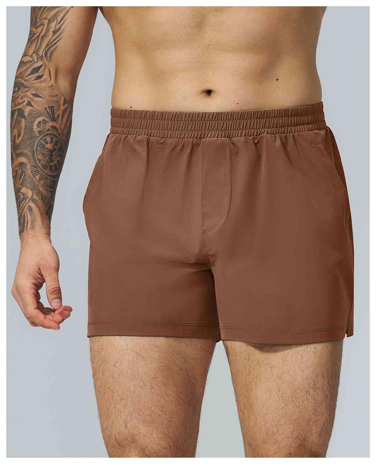 Mens Workout Running 90%polyester 10%spandex Shorts FDK5099 - Product View 28 | Honfit