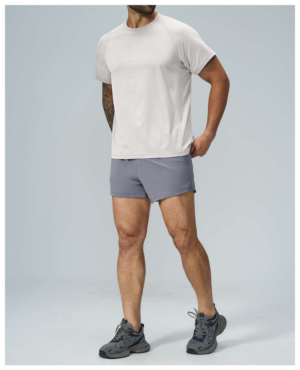 Mens Sports Workout 100%Polyester Tshirt FDX1152 - Product View 20 | Honfit