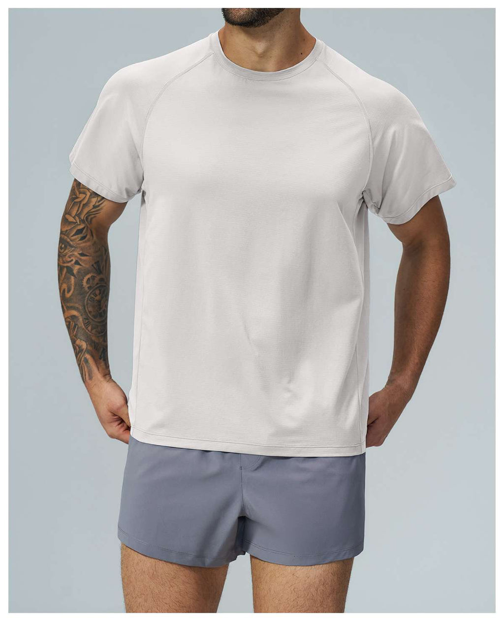 Mens Sports Workout 100%Polyester Tshirt FDX1152 - Product View 21 | Honfit