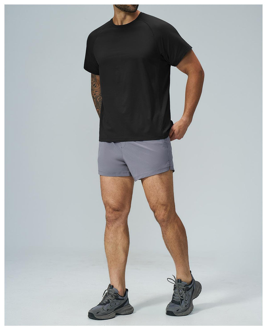 Mens Sports Workout 100%Polyester Tshirt FDX1152 - Product View 25 | Honfit