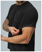 Mens Sports Workout 100%Polyester Tshirt FDX1152 - Product View 30 | Honfit