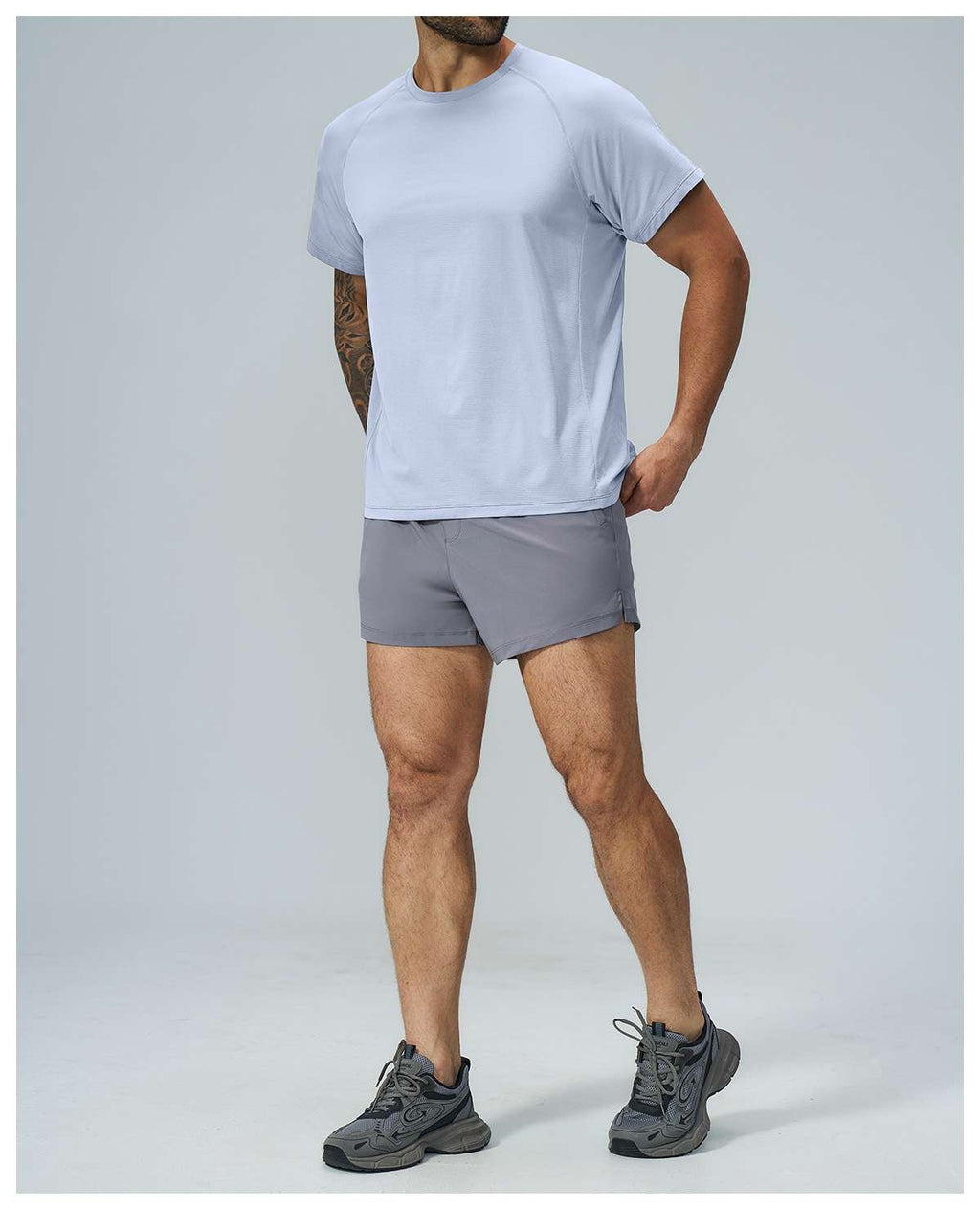 Mens Sports Workout 100%Polyester Tshirt FDX1152 - Product View 31 | Honfit