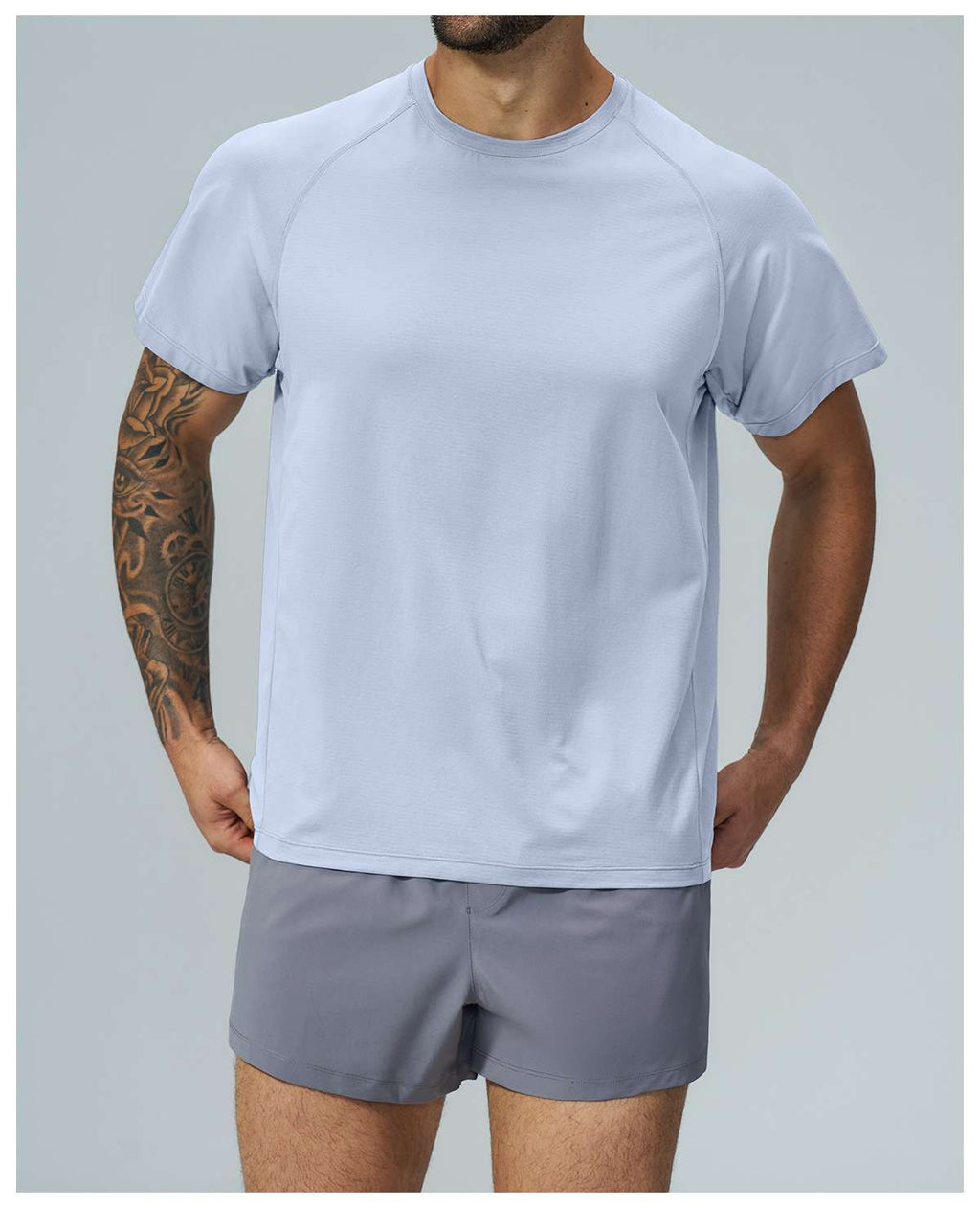 Mens Sports Workout 100%Polyester Tshirt FDX1152 - Product View 32 | Honfit