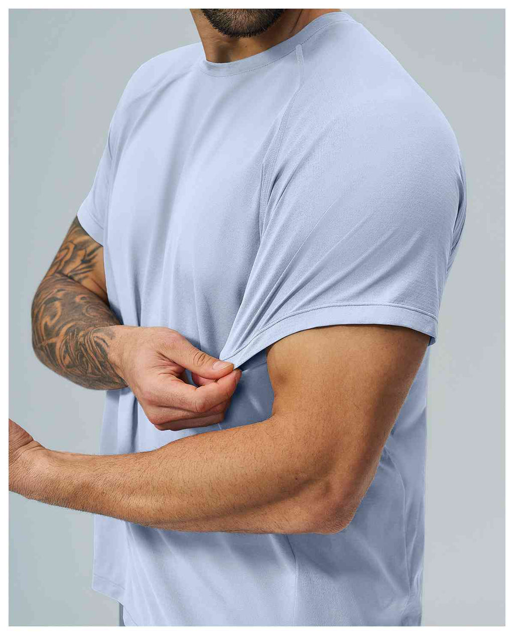 Mens Sports Workout 100%Polyester Tshirt FDX1152 - Product View 36 | Honfit