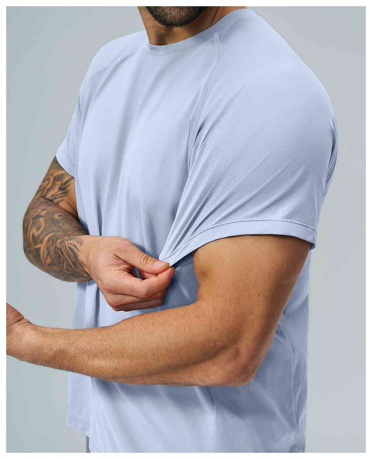 Mens Sports Workout 100%Polyester Tshirt FDX1152 - Product View 36 | Honfit