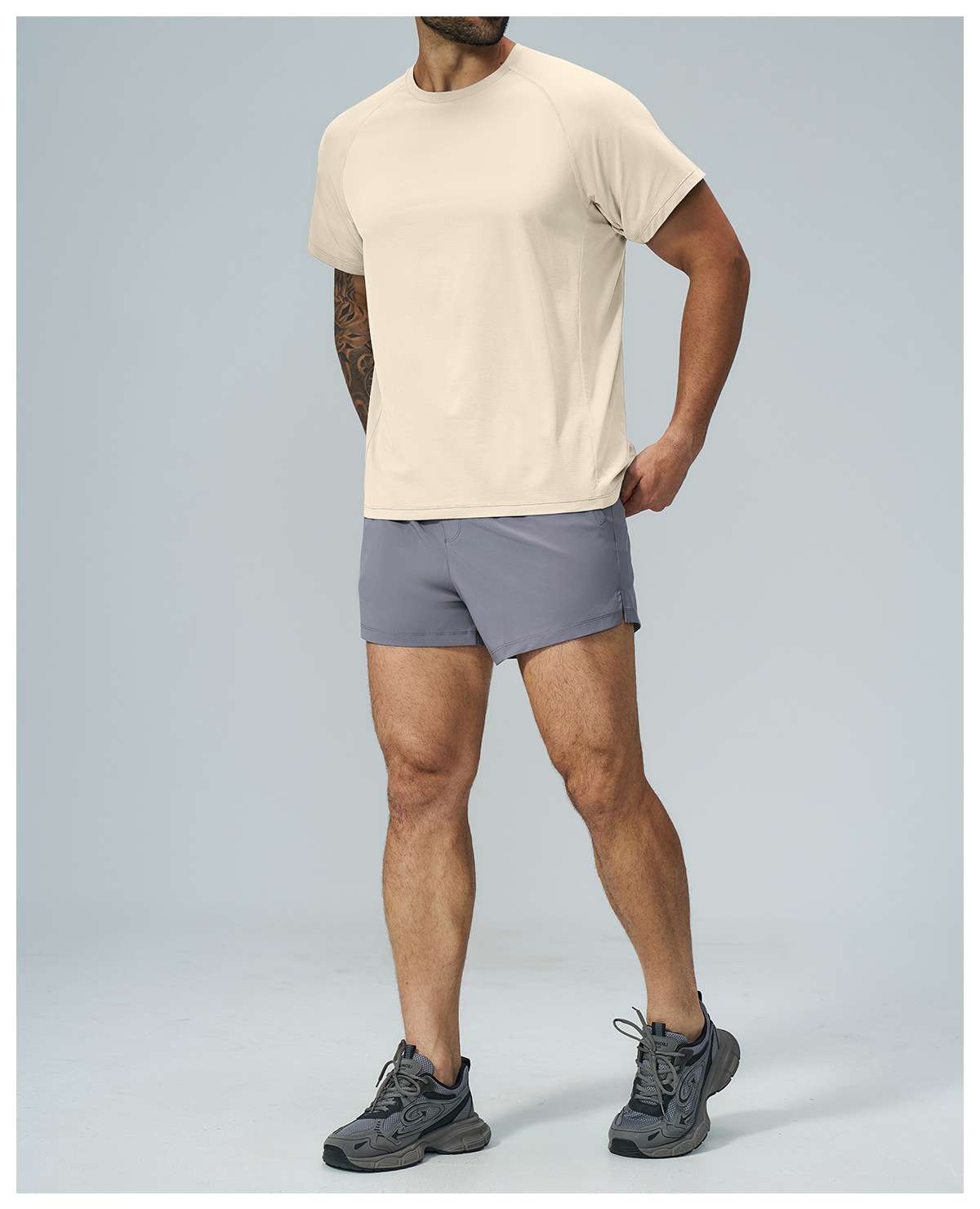 Mens Sports Workout 100%Polyester Tshirt FDX1152 - Product View 37 | Honfit