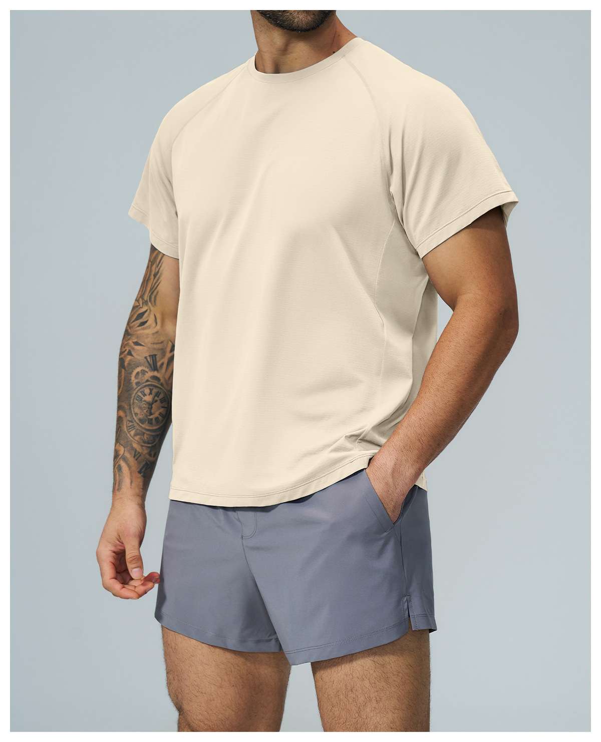 Mens Sports Workout 100%Polyester Tshirt FDX1152 - Product View 39 | Honfit