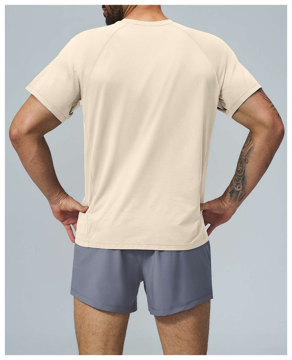 Mens Sports Workout 100%Polyester Tshirt FDX1152 - Product View 40 | Honfit