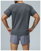Mens Sports Workout 100%Polyester Tshirt FDX1152 - Product View 46 | Honfit