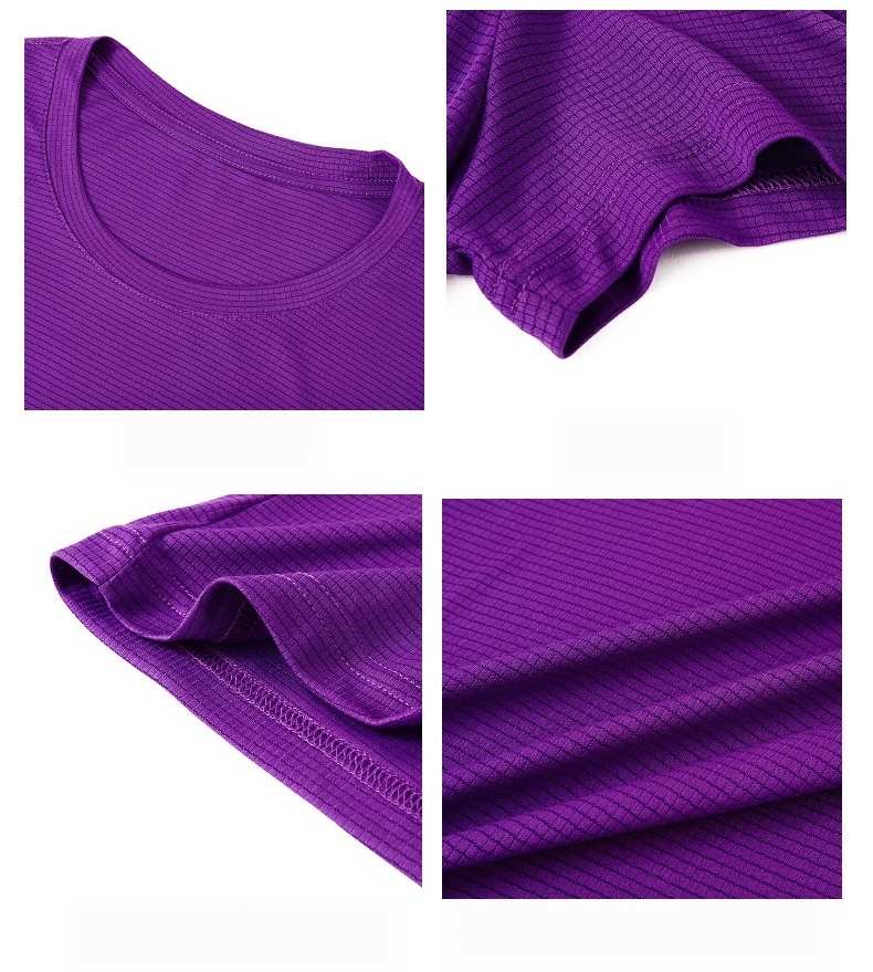 Custom 80GSM 100%polyester Lightweight Men's running shirts FLP-M001-1 print logo 14