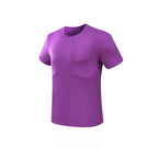 Custom 80GSM 100%polyester Lightweight Men's running shirts FLP-M001-1 print logo 8