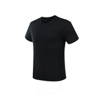 Custom 80GSM 100%polyester Lightweight Men's running shirts FLP-M001-1 print logo 5