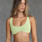 Womens Fitness Activewear 75%Nylon 25%Spandex Sports Bra FNK-2002 print logo 3
