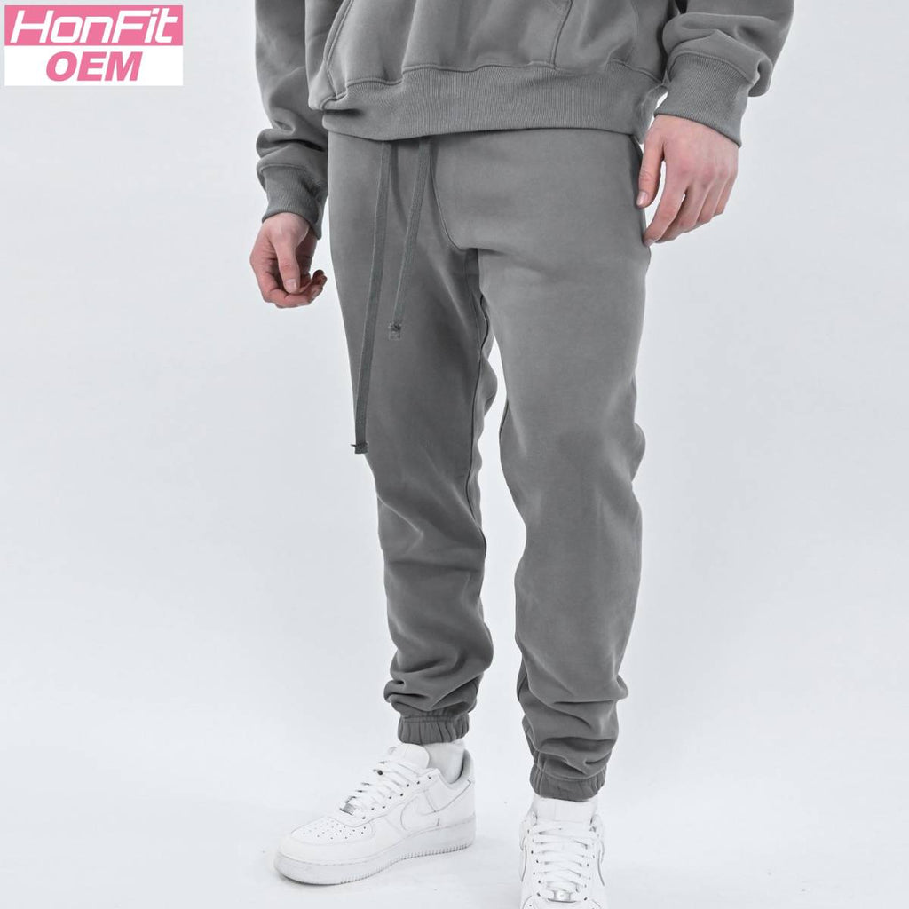 Mens Fitness Sportswear 30% cotton 70% polyester Jogger Pants FY-CK098 print logo 9