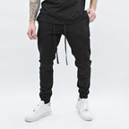 Mens Fitness Sportswear 30% cotton 70% polyester Jogger Pants FY-CK098 print logo 23