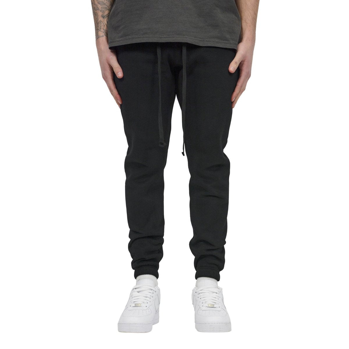Mens Fitness Sportswear 30% cotton 70% polyester Jogger Pants FY-CK098 print logo 27