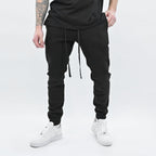 Mens Fitness Sportswear 30% cotton 70% polyester Jogger Pants FY-CK098 print logo 12