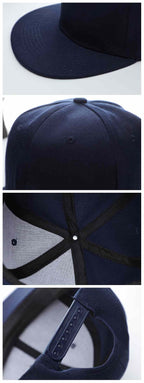 Casual Hip Hop 100% polyester Flat Bill Flat brim solid color wool felt hip-hop hatHB126 print logo 65