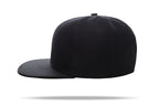 Casual Hip Hop 100% polyester Flat Bill Flat brim solid color wool felt hip-hop hatHB126 print logo 69
