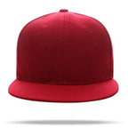 Casual Hip Hop 100% polyester Flat Bill Flat brim solid color wool felt hip-hop hatHB126 print logo 25