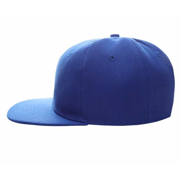 Casual Hip Hop 100% polyester Flat Bill Flat brim solid color wool felt hip-hop hatHB126 print logo 1