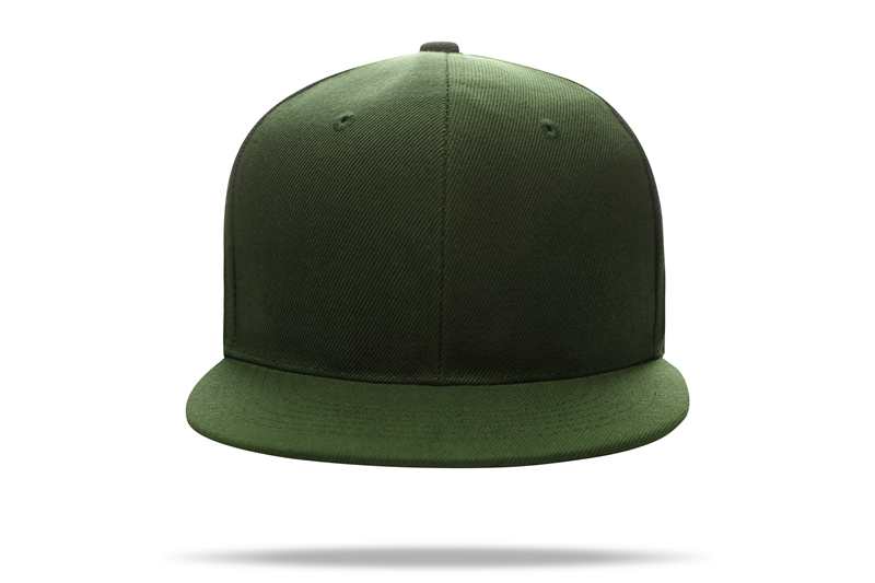 Casual Hip Hop 100% polyester Flat Bill Flat brim solid color wool felt hip-hop hatHB126 print logo 30