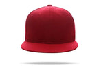 Casual Hip Hop 100% polyester Flat Bill Flat brim solid color wool felt hip-hop hatHB126 print logo 54