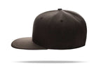 Casual Hip Hop 100% polyester Flat Bill Flat brim solid color wool felt hip-hop hatHB126 print logo 34