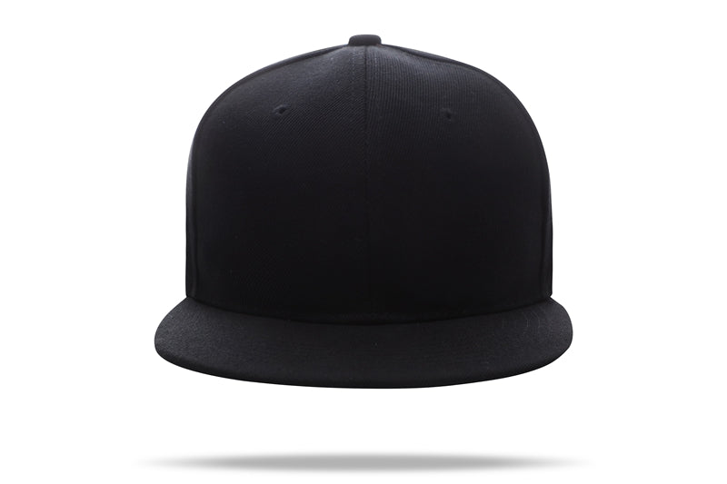 Casual Hip Hop 100% polyester Flat Bill Flat brim solid color wool felt hip-hop hatHB126 print logo 71