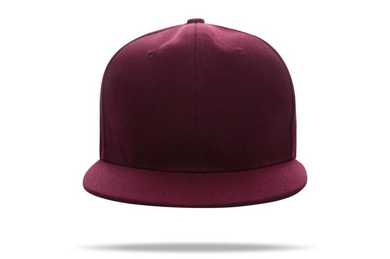 Casual Hip Hop 100% polyester Flat Bill Flat brim solid color wool felt hip-hop hatHB126 print logo 68