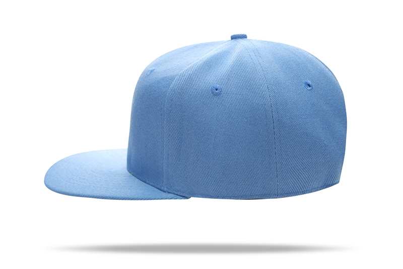 Casual Hip Hop 100% polyester Flat Bill Flat brim solid color wool felt hip-hop hatHB126 print logo 40