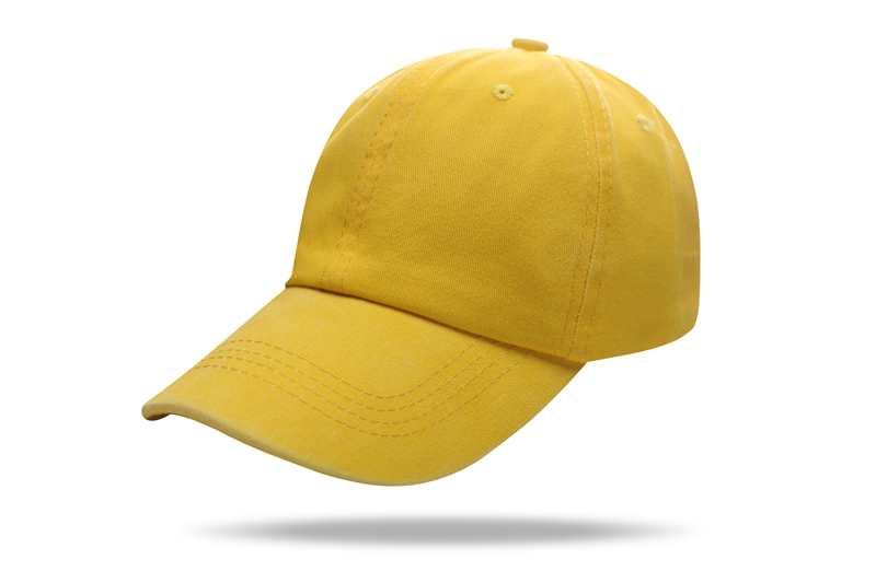 Baseball Washed 100% cotton Washing cloth pure cotton six piece cap HB128 print logo 61