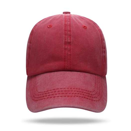 Baseball Washed 100% cotton Washing cloth pure cotton six piece cap HB128 print logo 21
