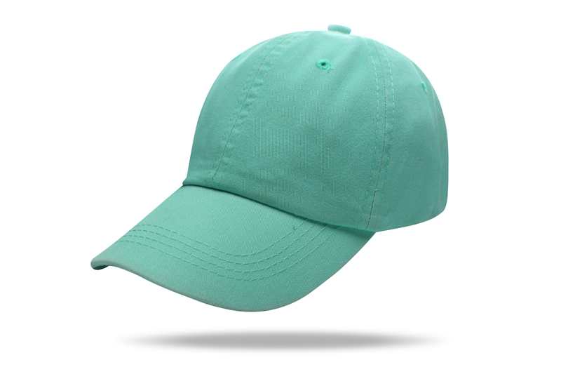 Baseball Washed 100% cotton Washing cloth pure cotton six piece cap HB128 print logo 34