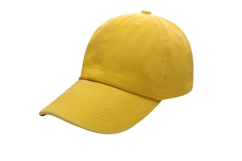 Baseball Washed 100% cotton Washing cloth pure cotton six piece cap HB128 print logo 14
