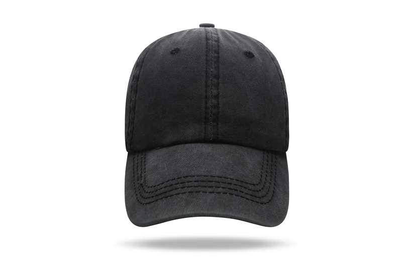 Baseball Washed 100% cotton Washing cloth pure cotton six piece cap HB128 print logo 66