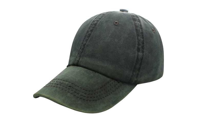 Baseball Washed 100% cotton Washing cloth pure cotton six piece cap HB128 print logo 11