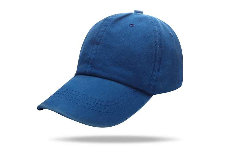 Baseball Washed 100% cotton Washing cloth pure cotton six piece cap HB128 print logo 28